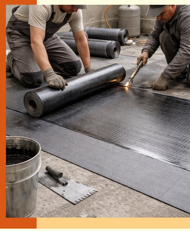 Монтаж гидроизоляционной мембраны в Кирово-чепецке для зданий и конструкций