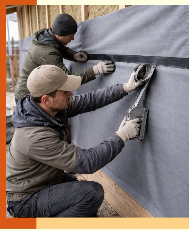 Монтаж ветроизоляции зданий и конструкций в Кирово-чепецке