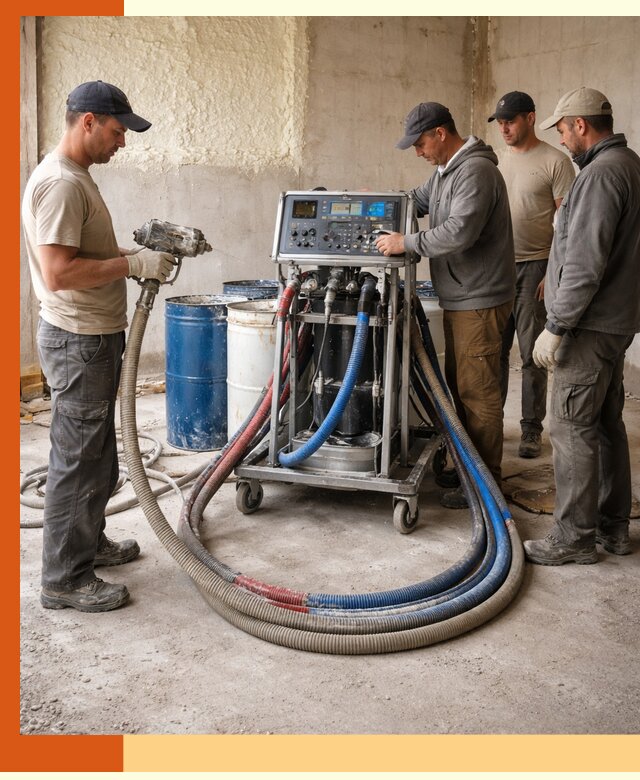 Аренда установки для напыления ППУ в Кирово-чепецке на выгодных условиях