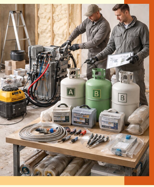 Продажа компонентов ППУ с консультацией в Кирово-чепецке от 4567 руб. | ТепломастерКрв